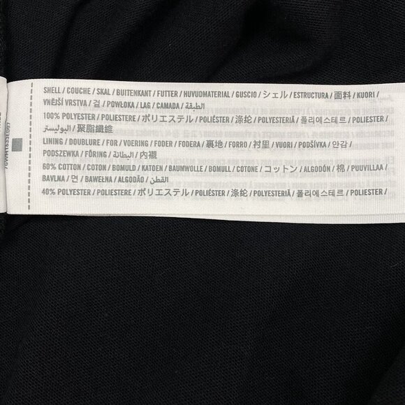 ABERCROMBIE FITCH Women Chiffon Overlay Mini Halter Dress Size M Black Chic 4-22 - Picture 12 of 13